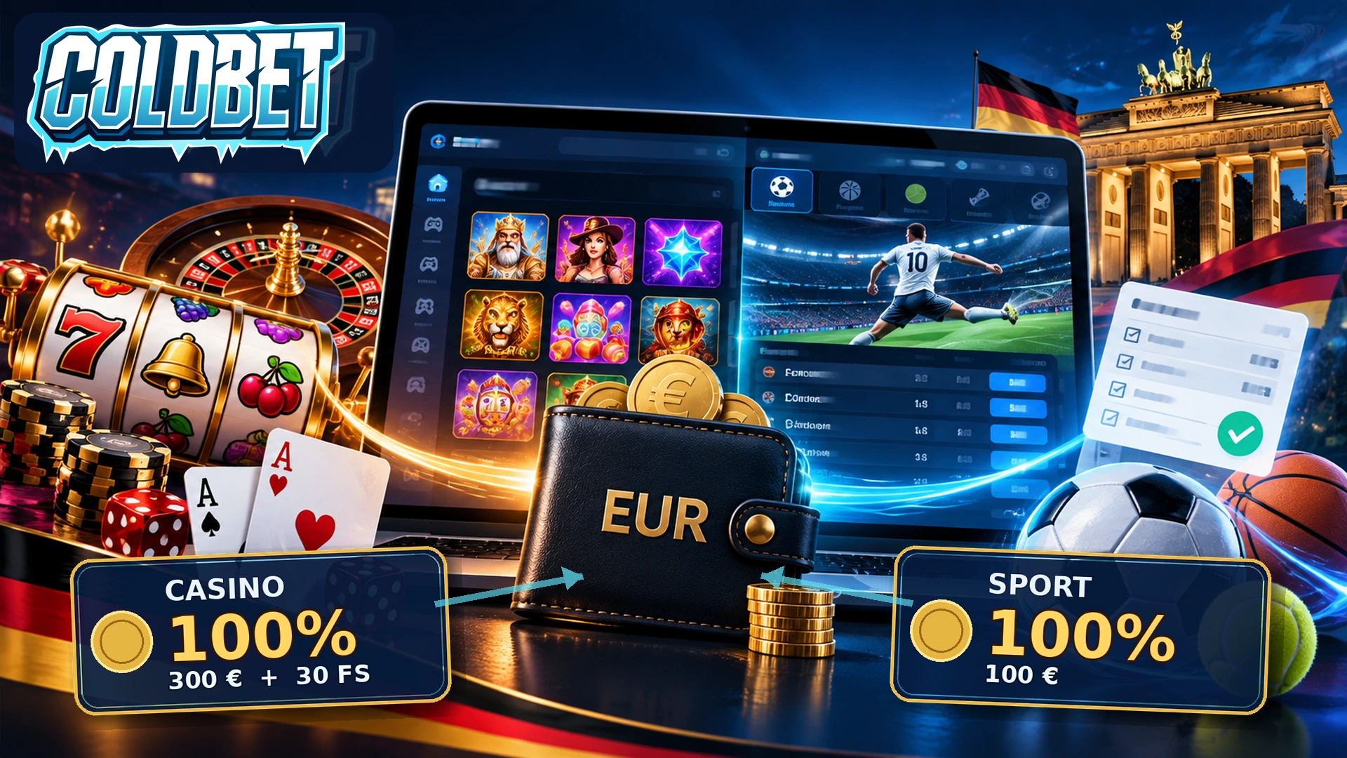 Entdecken Sie das elegante Design und die intuitive Navigation von Coldbet – perfekt für Einsteiger und Profis