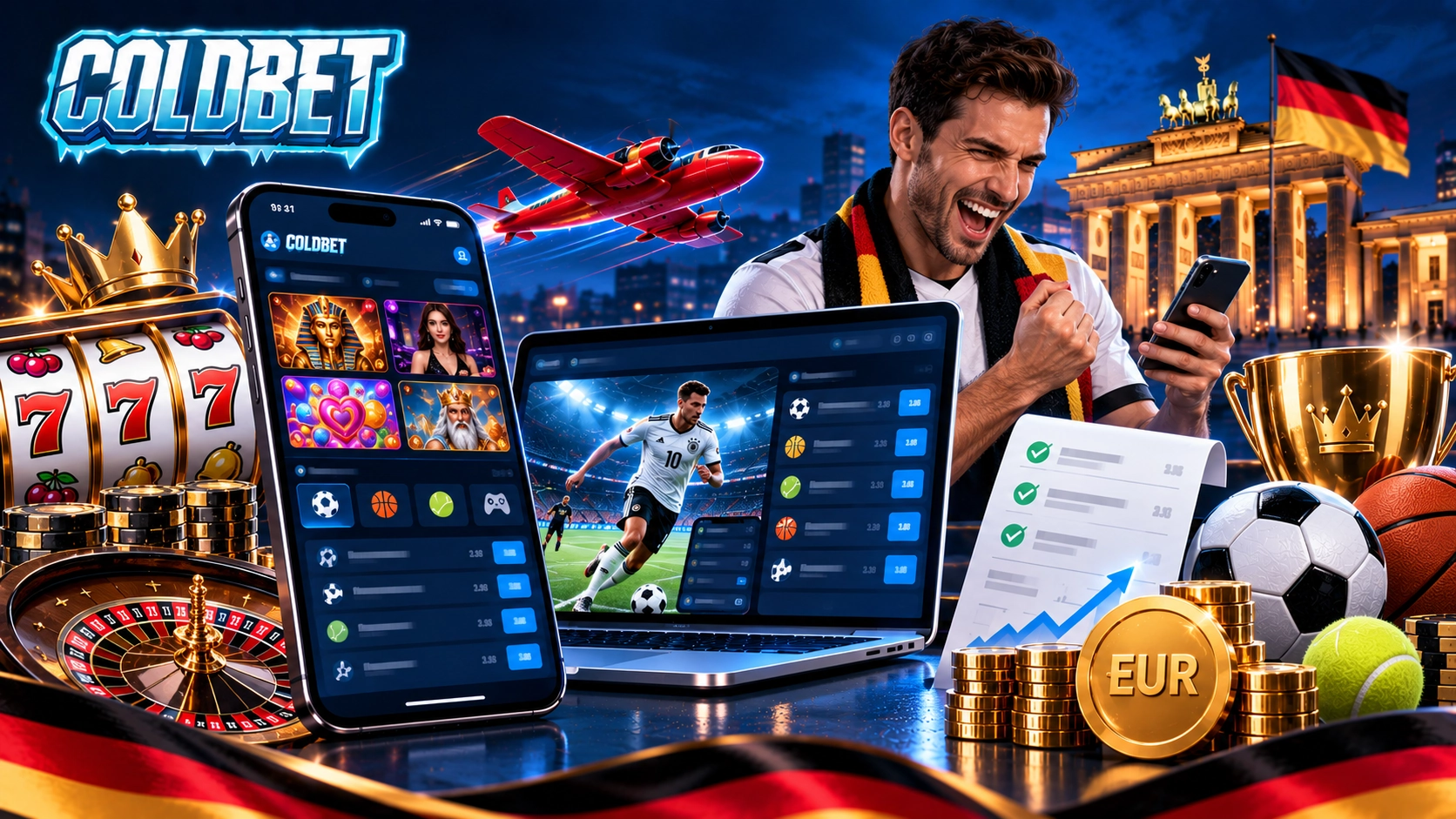 Coldbet – der kühle Kopf für heiße Gewinne, rund um die Uhr verfügbar auf allen Endgeräten.